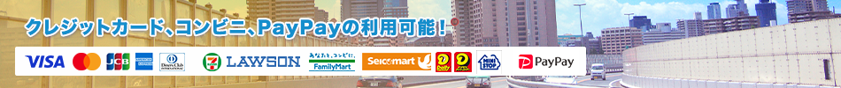 決済手段も充実！