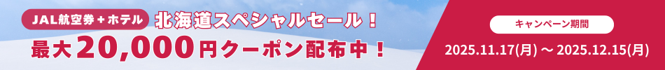 北海道スペシャルセール！最大20,000円クーポン配布中♪