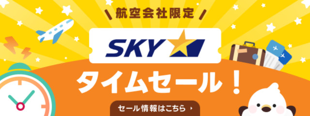 skyタイムセール開催中